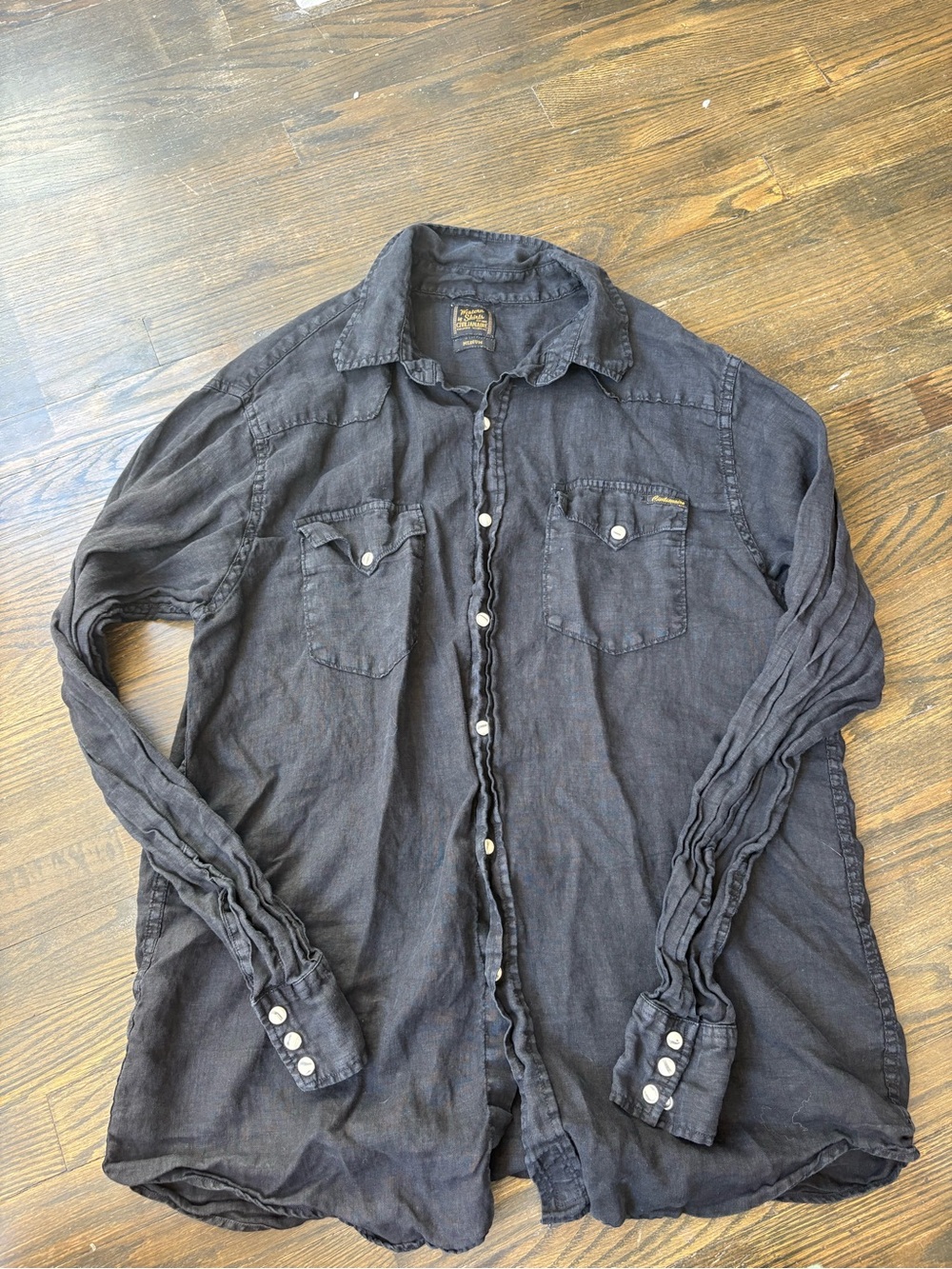 Button down western shirt